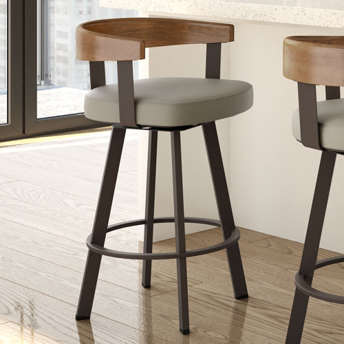 Corrigan Studio® Drees Swivel Counter & Bar Stool & Reviews Wayfair